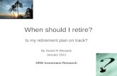 When should I retire?