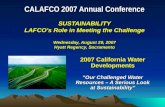 2007 California Water Developments