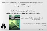 Master de recherche en management des organisations   ISCAE Management stratégique