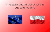 The agricultural policy of the UE and Poland