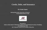 Credit,  Debt,  and Insurance