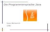 Die Programmiersprache Java