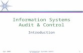Information Systems Audit & Control
