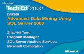 DAT205 Advanced Data Mining Using SQL Server 2000