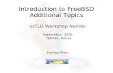Introduction to FreeBSD Additional Topics