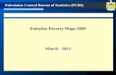 Palestine Poverty Maps 2009 March - 2013