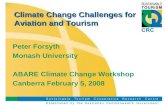 Climate Change Challenges for Aviation and Tourism