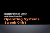 Operating Systems { week  04b}