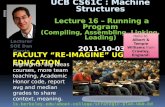 faculty “re-imagine” ugrad education