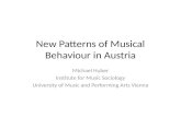 New Patterns of Musical  Behaviour  in Austria
