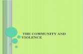 The Community and Violence