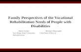 Family Perspectives of the Vocational Rehabilitation Needs of People with Disabilities