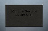 Military Service in the U.S.