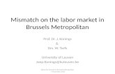 Mismatch  on  the  labor market  in Brussels  Metropolitan