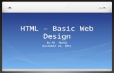 HTML – Basic Web Design