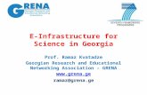 E-Infrastructure for Science in Georgia
