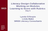 Literacy Design Collaborative Working on Modules Learning to Score with Rubrics  Day 5