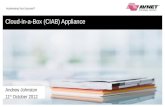 Cloud-in-a-Box (CIAB)  Appliance