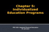 Chapter 5: Individualized Education Programs