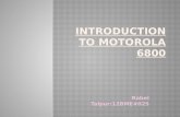 Introduction to Motorola 6800