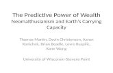 The Predictive Power of  Wealth Neomalthusianism  and Earth’s Carrying Capacity