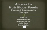Access to Nutritious Foods Planned Community Change