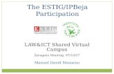 The ESTIG/IPBeja Participation