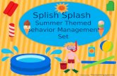 Splish  Splash  Summer Themed Behavior Management Set