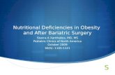 Nutritional Deficiencies in Obesity  and After Bariatric Surgery