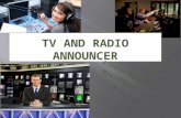 TV and Radio Announcer