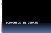 Economics in debate
