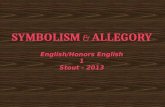 SYMBOLISM  &  ALLEGORY