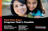 Paid Sick Days :  Progress That’s Possible