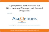 AgeOptions: An Overview for Directors and Managers of Funded Programs