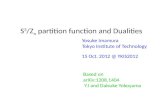 S 3 /Z n  partition function and Dualities