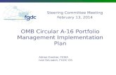 OMB Circular A-16 Portfolio Management Implementation Plan