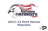 2012-13 Port Huron Patriots