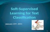 Soft-Supervised Learning for Text Classification