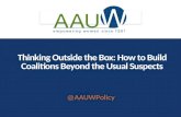 Thinking Outside the Box: How to Build Coalitions Beyond the Usual Suspects