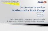 Curriculum Companion Mathematics Boot Camp