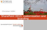 SharePoint  2013, customization and branding