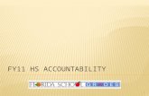 FY11 Hs accountability