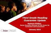 Third Grade Reading Guarantee Update Sasheen Phillips,