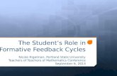 The Student’s Role in Formative Feedback Cycles