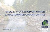 BRAZIL: WORKSHOP ON WATER & WASTEWATER OPPORTUNITIES