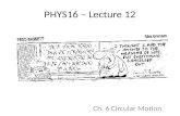 PHYS16 – Lecture 12