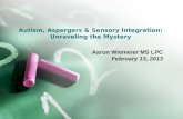 Autism,  Aspergers  & Sensory Integration: Unraveling the Mystery