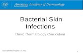 Bacterial Skin Infections