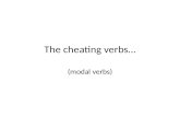 The cheating verbs…