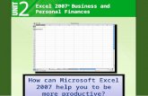 Excel 2007 ®  Business and Personal Finances